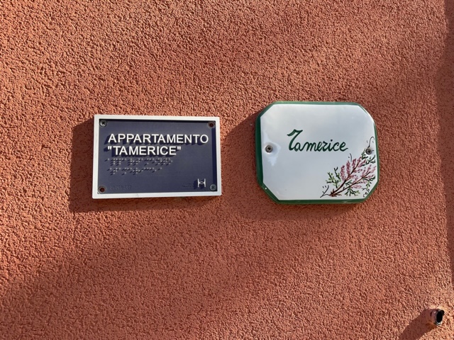 Targa Appartamento Tamerice